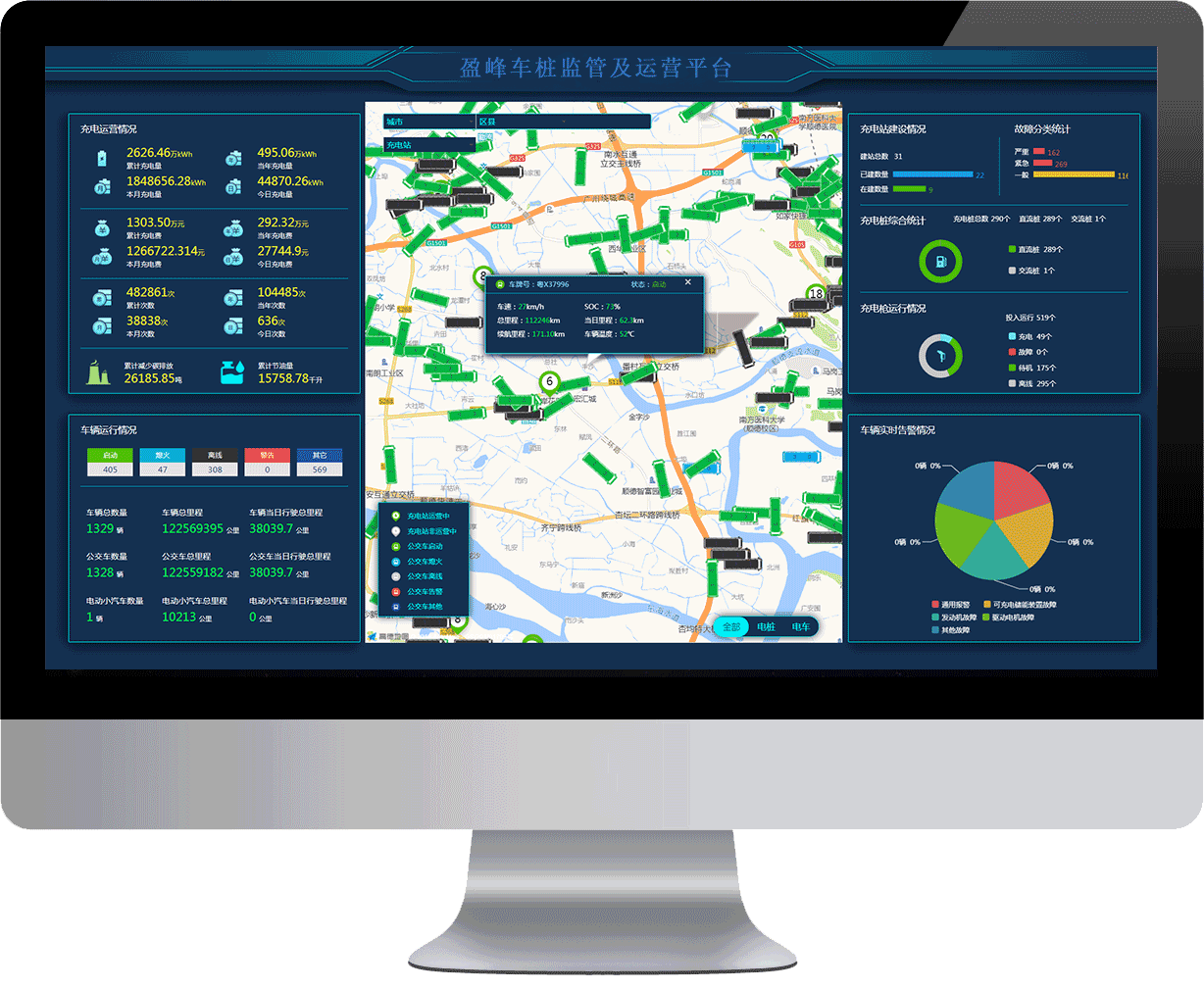 新品！盈峰環(huán)境電動(dòng)汽車(chē)智能充電系統(tǒng)榮耀登場(chǎng)