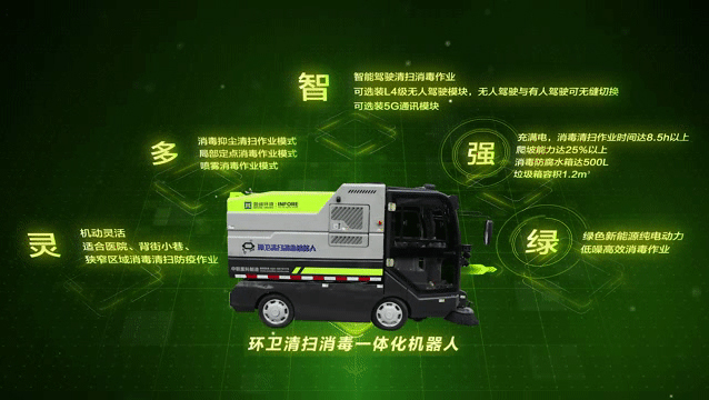 智能環(huán)衛(wèi)機(jī)器人軍團(tuán)再添猛將！清掃消毒一體化機(jī)器人利劍出鞘